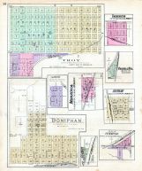 Troy, Farmington, Monrovia, Parnell Sta. Doniphan, Shannon, Cummings, Huron, Kansas State Atlas 1887